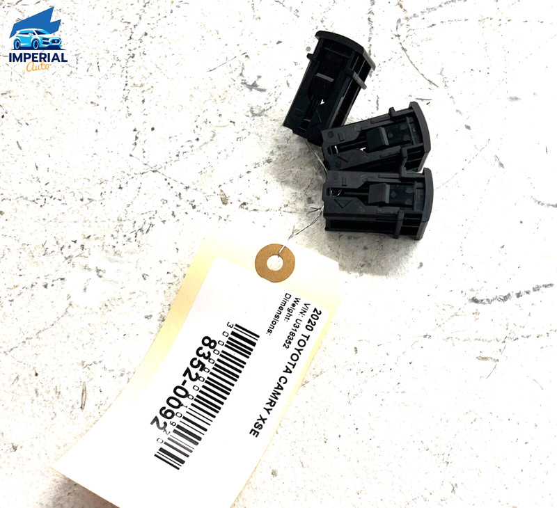 Toyota Camry XSE SE XLE LE Hybrid 2018-2023 Fuse Box Switch Hole Cover OEM 3PCS