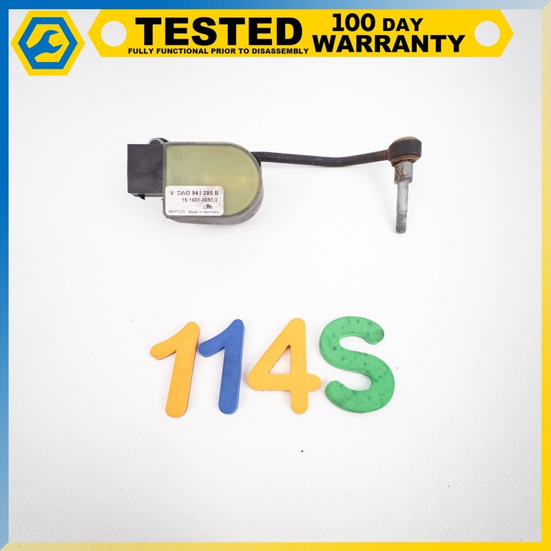 03-13 BENTLEY CONTINENTAL GT FRONT LEFT SUSPENSION LEVEL HEIGHT SENSOR OEM