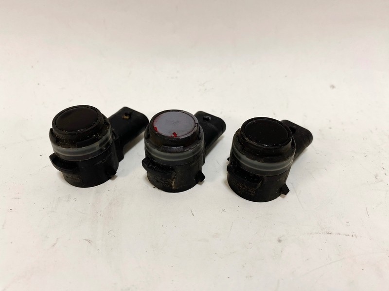 17-20 JAGUAR F-PACE REAR BUMPER PDC PARK PARKING DISTANCE SENSOR SET OF 3 OEM