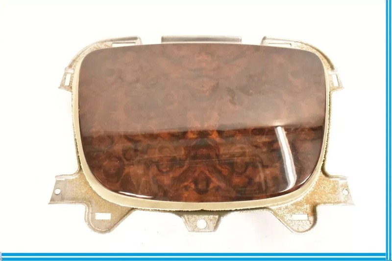 10-13 Jaguar XJ XJL X351 Front Right Side Seat Backplate Picnic Tray Brown OEM