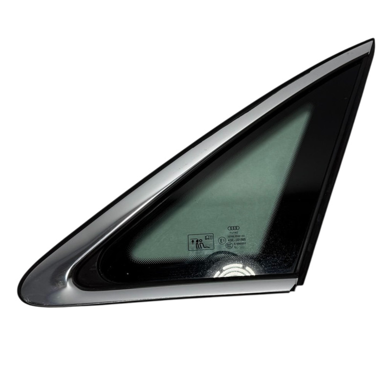 📌 2017 - 2019 AUDI A4 B9 SEDAN REAR RIGHT SIDE QUARTER PANEL WINDOW GLASS OEM