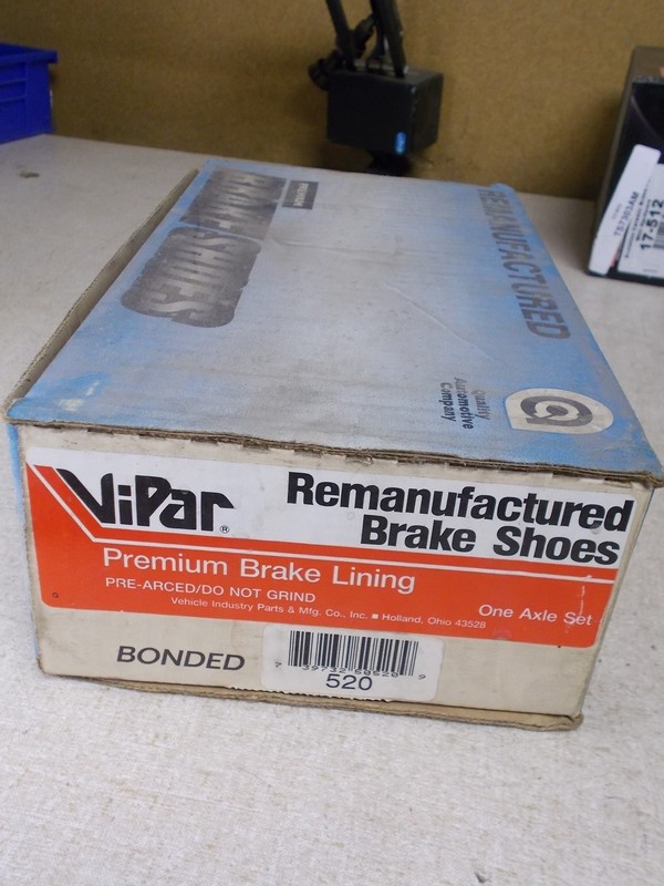 NEW ViPar 520 Remanufactured Brake Shoes *FREE SHIPPING*