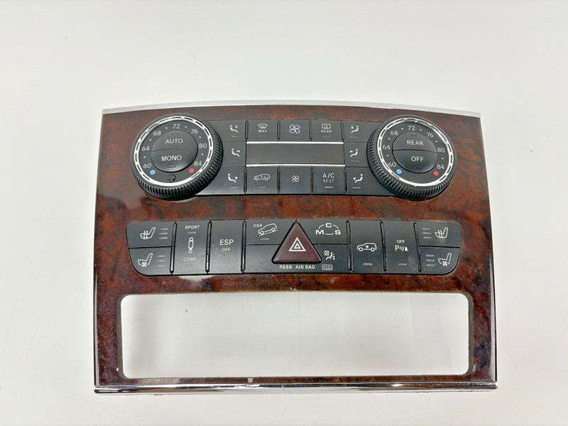 06-10 Mercedes W164 ML550 ML350 A/C Heater Climate Temperature Control Switch