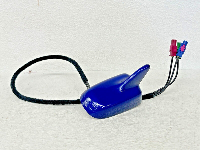 ⭐2012-2015 AUDI Q7 ROOF ANTENNA SHARK RADIO NAVIGATION BLUE ASSEMBLY OEM LOT2478