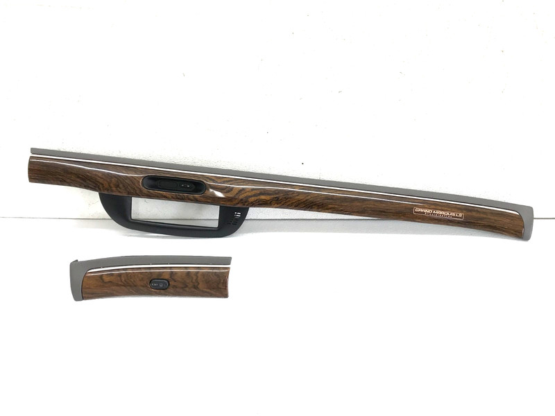 1998-2011 Mercury Grand Marquis Center Dash Bezel Trim Stripes Set Woodgrain OEM