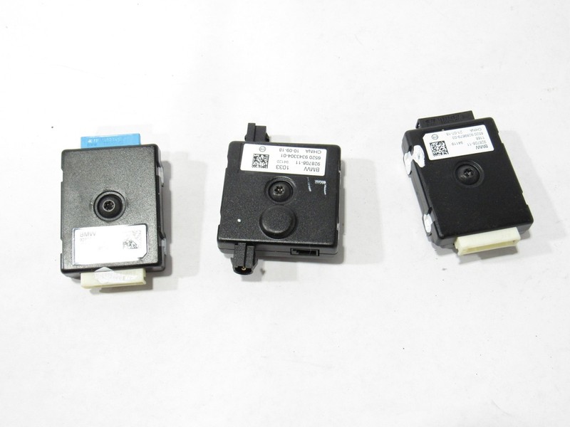 14-19 BMW X6 F16 2019 Rear Trunk Radio Antenna Control Module Unit Set 3 PCS ;@1