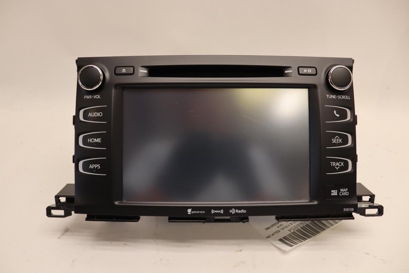 2016 TOYOTA HIGHLANDER DASHBOARD RADIO RECEIVER DISPLAY SCREEN MONITOR OEM