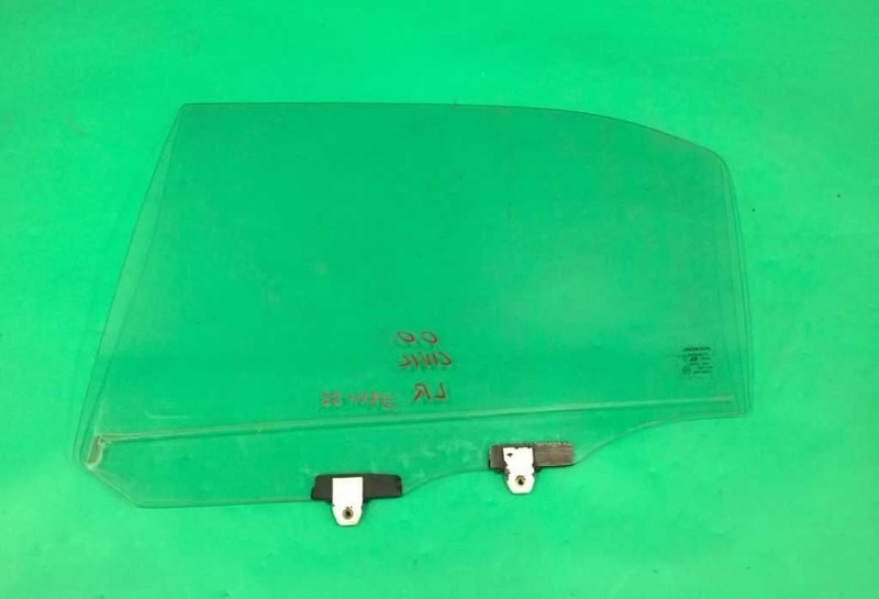 99 00 CIVIC DRIVER LEFT REAR WINDOW DOOR GLASS OEM 3911-32