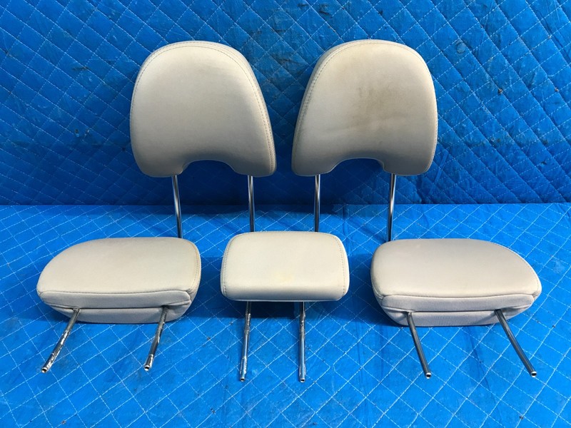 09-13 Subaru Forester Front Rear Back Seat Headrests Head Rest Black Cloth Set 5