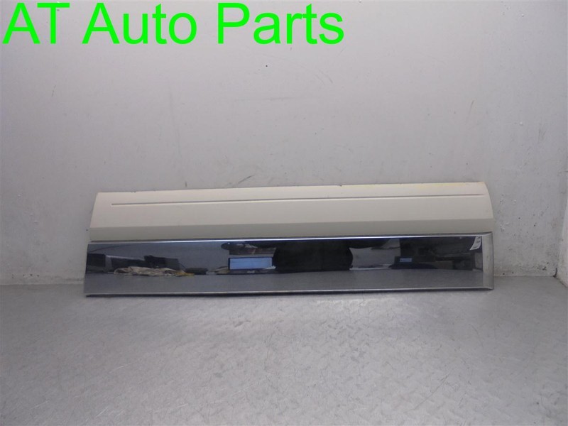 2015 LINCOLN NAVIGATOR REAR DRIVER LEFT DOOR MOULDING WHITE CHROME TRIM OEM