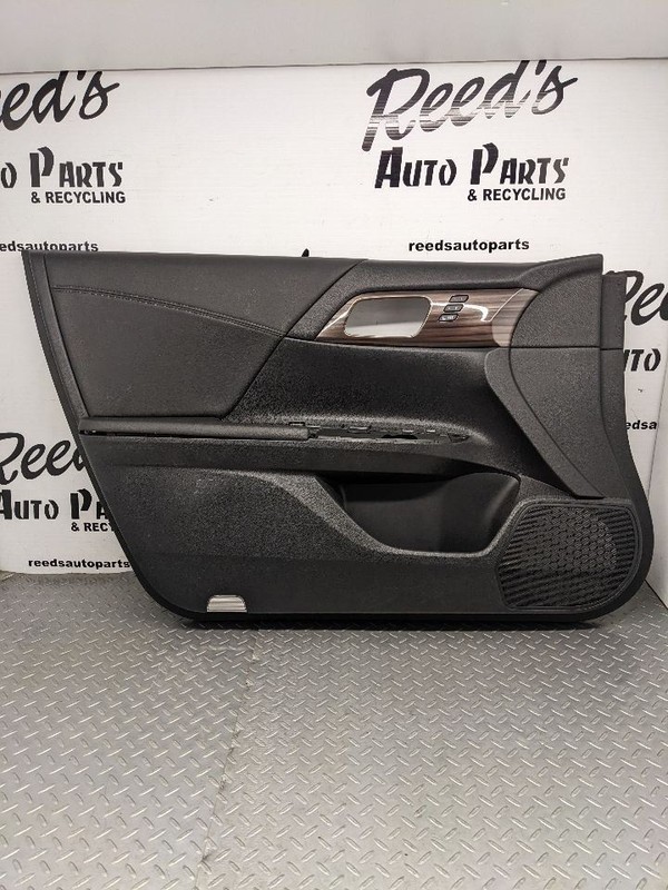 13-17 Accord Black Front Driver Side Left LH Interior Door Trim Panel OE 1192168