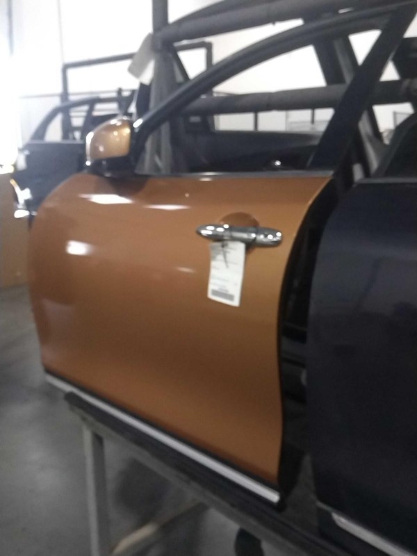 2009 INFINITI FX Series Left Door Orange OEM 456601 4DR SUV Used Parts
