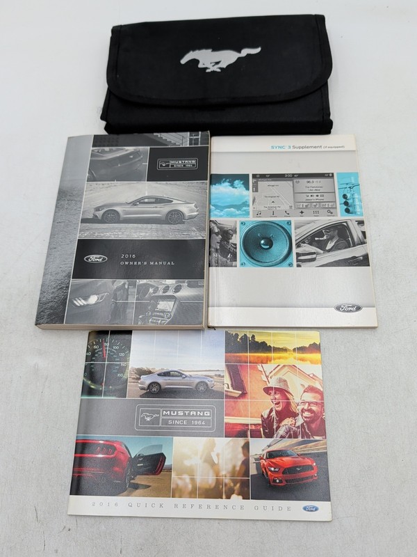 2016 MustangGT Factory Original Owners Manual Set Complete Case