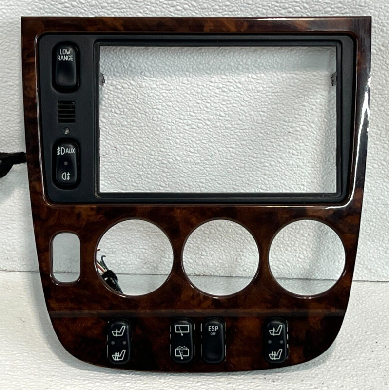 98-01 Mercedes ML430 Center Console Trim Panel Bezel Wood OEM