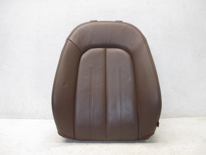 12-18 AUDI C7 A6 NOUGAT BROWN FRONT UPPER SEAT CUSHION LEFT DRIVER OEM 041524