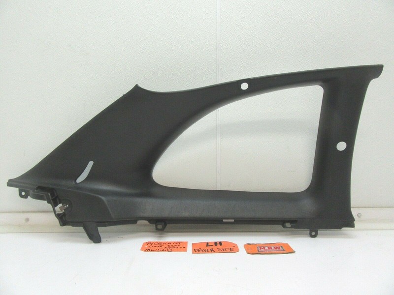 LEFT QUARTER GLASS WINDOW TRIM PANEL SEAT BELT COVER REAR BACK SEAT DRIVER SIDE