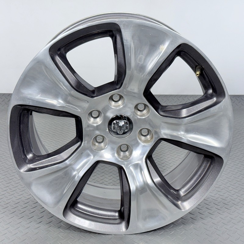 ✅ 2019-26 RAM 1500 Laramie 5th OEM 20" FACTORY ALLOY CHARCOAL WHEEL RIM R20 20x9