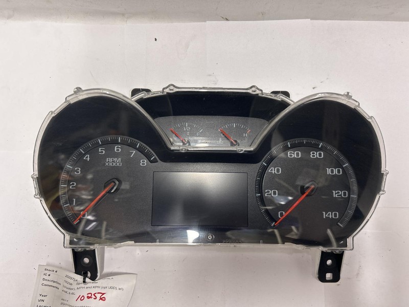 2017 IMPALA Speedometer cluster MPH 84142077 3.6L 41k miles OEM 17