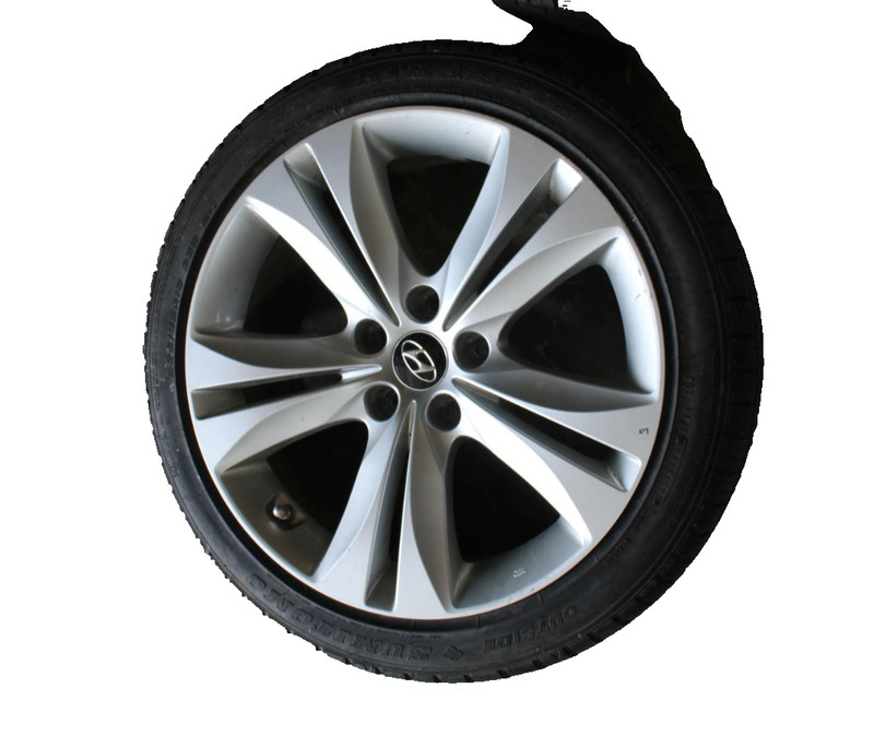 2010-2016 HYUNDAI GENESIS 18x7 1/2 OEM Rim Wheel Front No Tire 529102M020