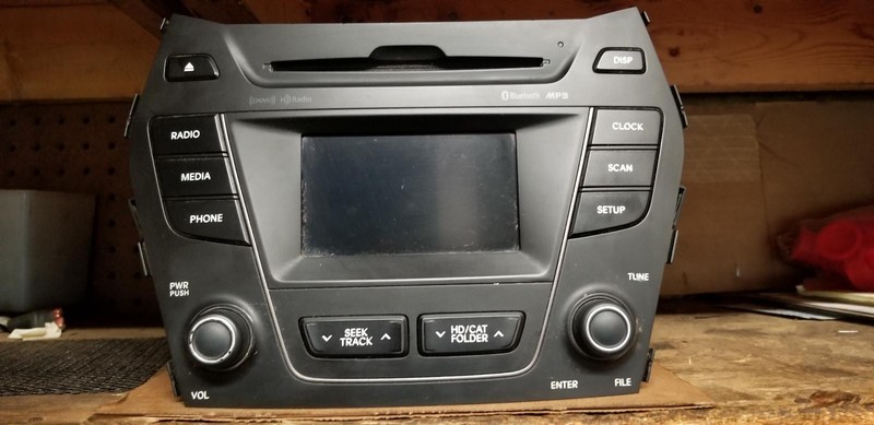 2014 SANTA FE A/V radio receiver 96180B8951 3.3L OEM 13 14 15 16