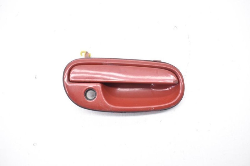 1990 NISSAN 300ZX VG30 Z32 PASSENGER RIGHT FRONT DOOR EXTERIOR DOOR HANDLE RED