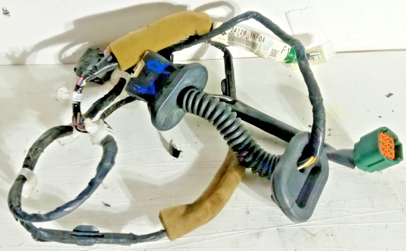 2011-2012 Infiniti G25 Left Rear Door Wire Wiring Harness Driver OEM 10707
