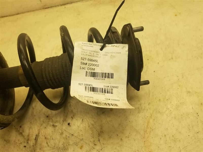 01-03 TOYOTA HIGHLANDER FRONT LEFT DRIVER SIDE STRUT