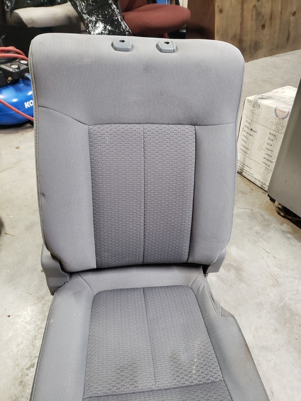 2011-2014 Ford F150 Crew Cab Rear Right RH Seat 2 Row Gray Cloth Motorcraft OEM