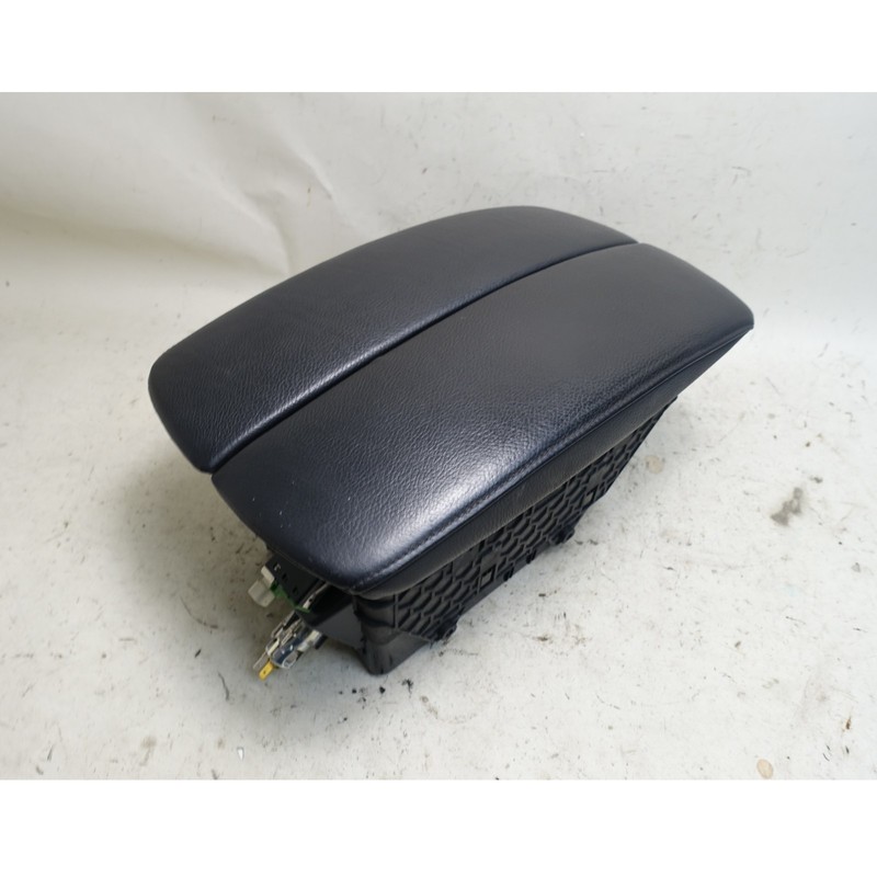 BMW E70 X5 E71 X6 Center Console Front Armrest Black Leather 2007-2014 OEM