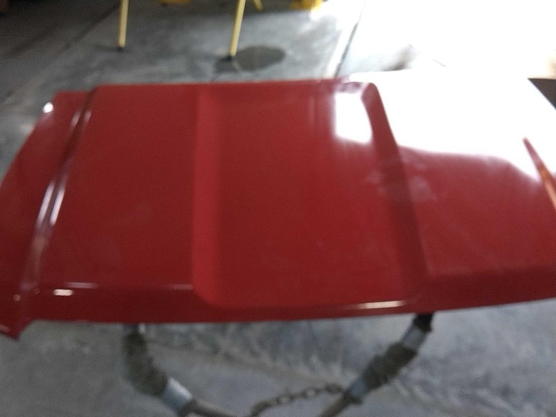 2014-2015 GMC Sierra 1500 Hood Panel Red OEM Used 23135144 2DR PU
