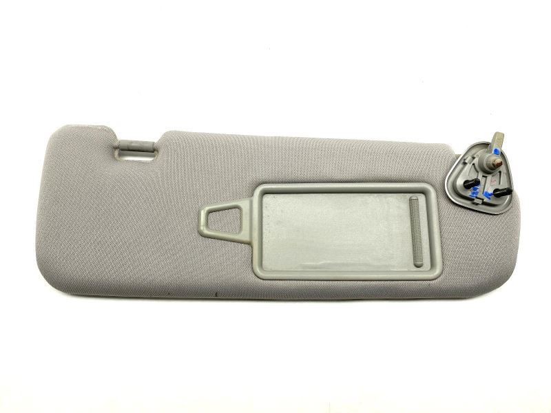 Right Passenger Side Sun Visor Gray Cloth Fits 2011-2014 Hyundai Sonata 55432