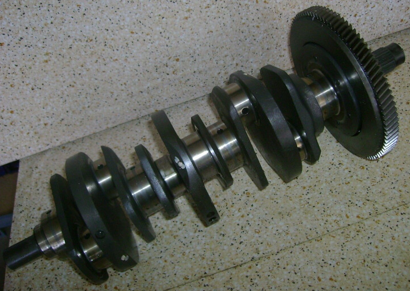 1989 Honda Goldwing GL1500 GL 1500 Engine Crank Shaft Crankshaft Gear Motor H5
