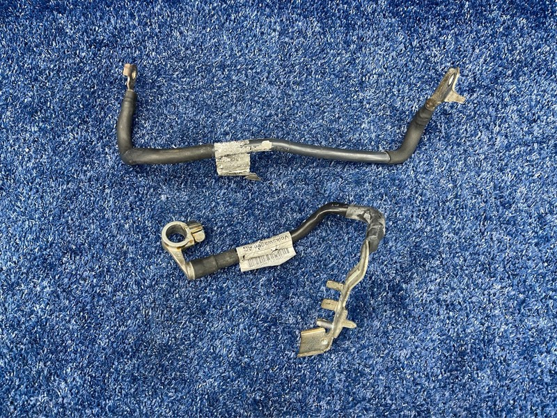 2015-2020 AUDI A3 BATTERY NEGATIVE GROUND CABLE STRAP OEM 5Q0971235D set