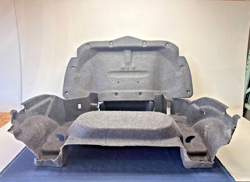 07-10 Saturn Sky Red Line Rear Trunk Liner Lid Deck Carpet Trim Floor OEM 69K Mi