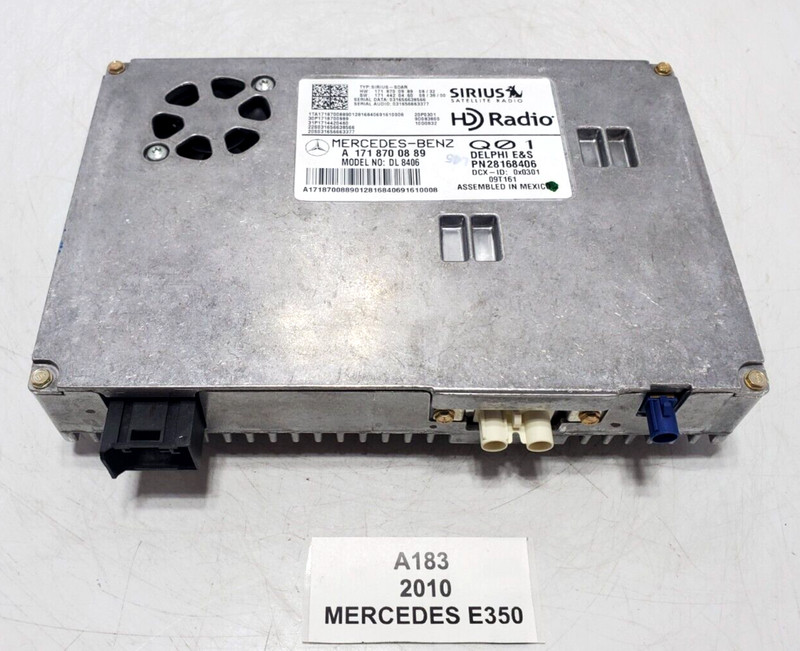 ✅ 2009-2013 OEM Mercedes W212 E350 Sirius Satellite Radio Receiver Module Unit