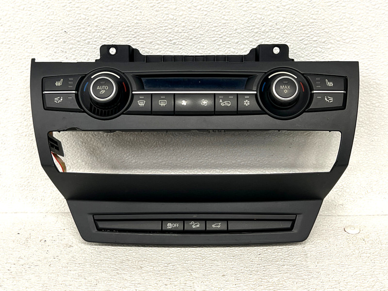 ⭐2007-2014 BMW X5 E71 A/C HEATER CLIMATE CONTROL TEMPERATURE PANEL OEM LOT2553