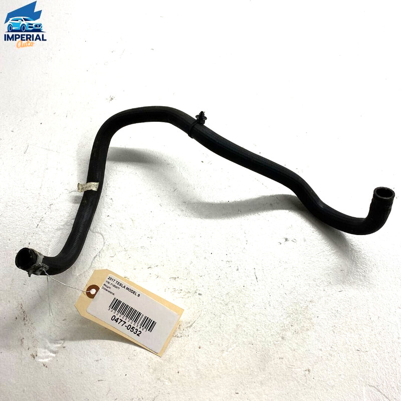 17-20 Tesla Model S AWD Battery Chiller to Water Pump Coolant Hose Tube Pipe OEM
