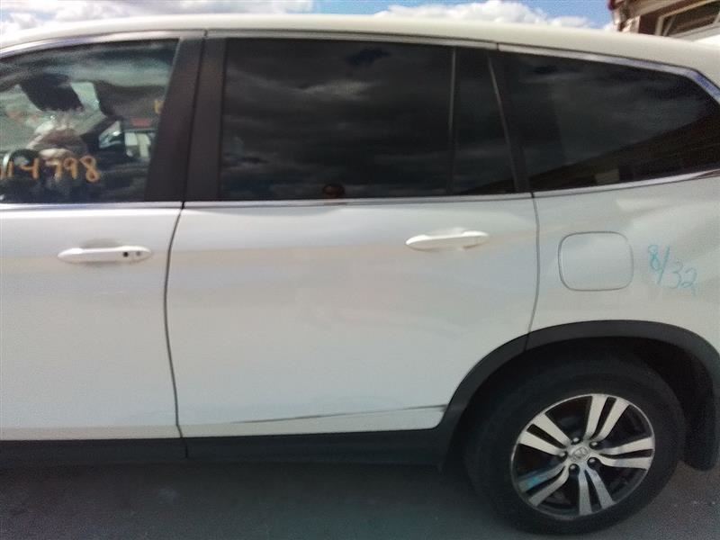 Driver Rear Side Door Electric With Sunshade Fits 16-19 PILOT 3106781
