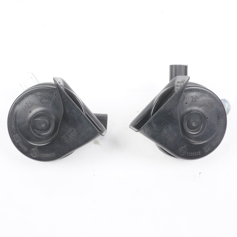 2009-2016 Mercedes-Benz GL450 High Low Pitch Tone Note Horn Signal Set of 2 OEM