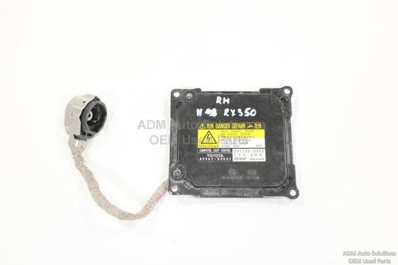 2010-2013 LEXUS RX450H XENON BALLAST IGNITER HID HEADLIGHT LIGHT OEM 85967-52021