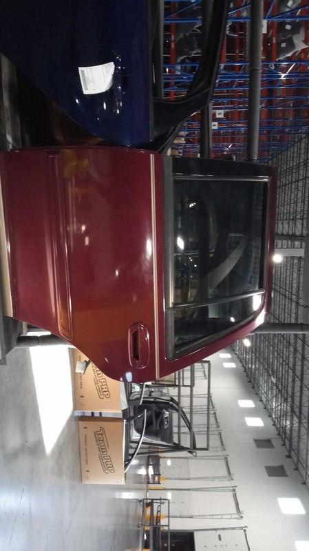 1998 Ford Expedition Left Rear Door Maroon OEM Used 170K Miles NJ25-13402