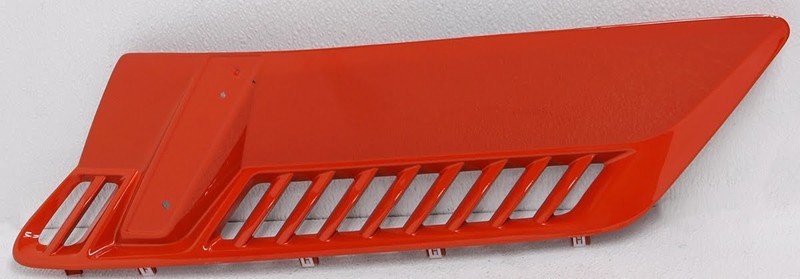 OEM Chevrolet Corvette Left Fender Vent Sebring Orange (G26) Scratches 84472174