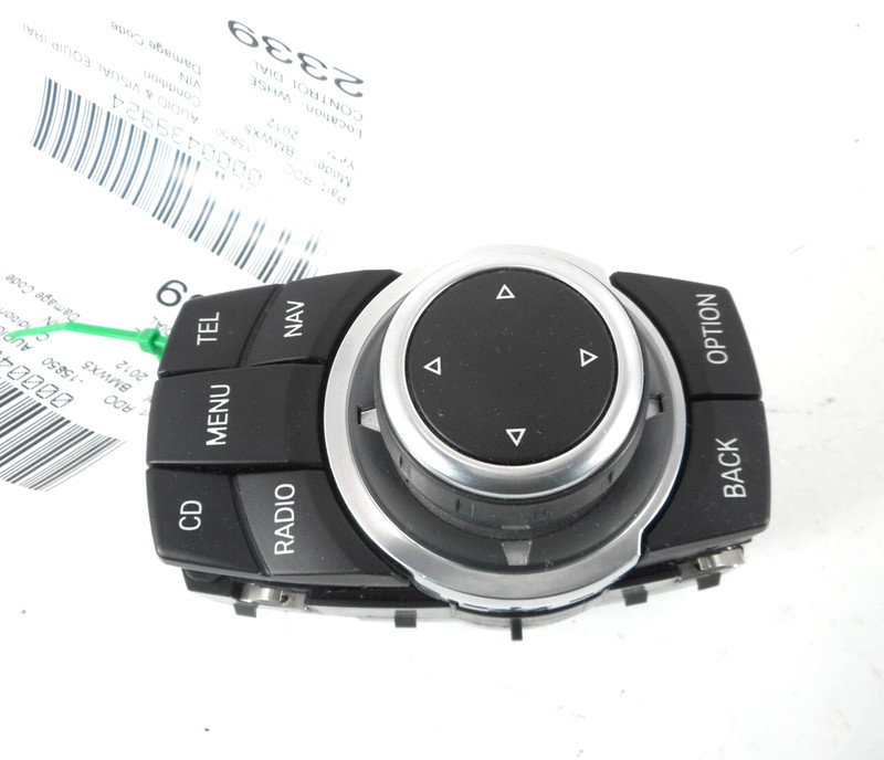 2012 BMW X5 iDrive Media Radio Navigation Joystick Controller Buttons Knob OEM