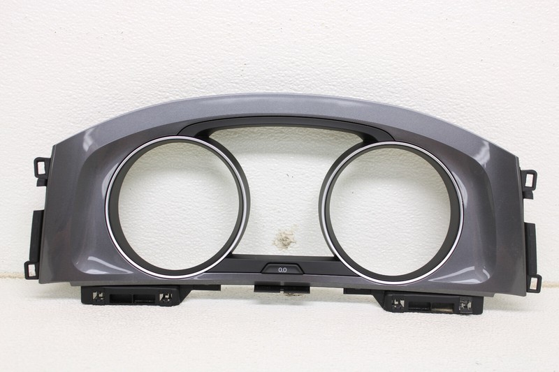 MK7 VW Alltrack Gauge Cluster Surround Bezel Trim Golf Magnesium Grey Oem 15-20