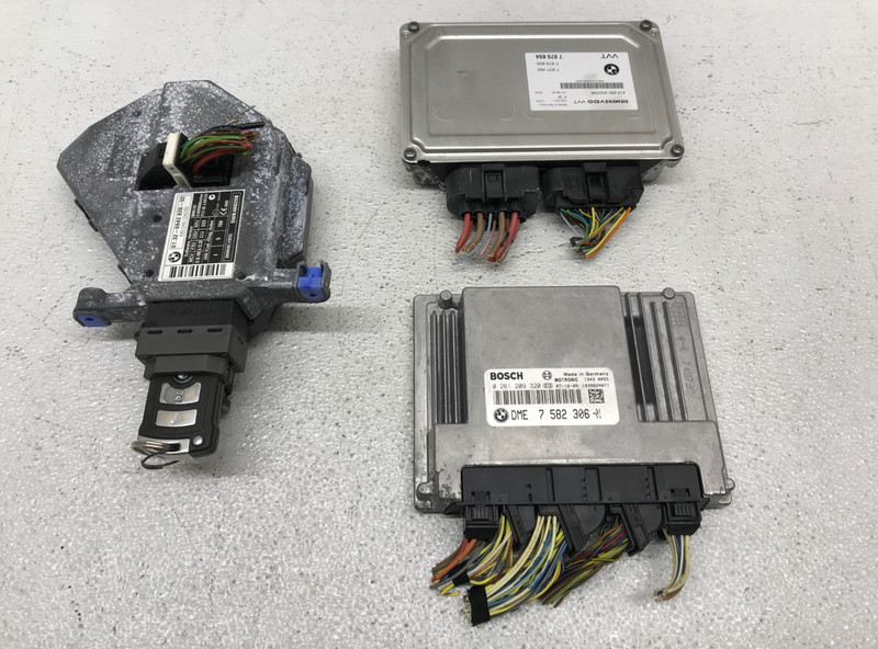 2006 07 08 BMW 750Li E65 E66 ECU DME ENGINE COMPUTER MODULE KEY IGNITION SET OEM