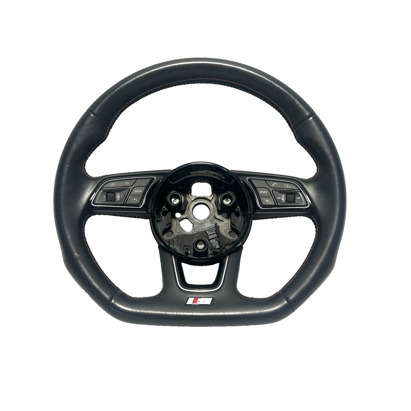 📌 2018 – 2019 AUDI S4 A4 S5 A5 RS5 S-LINE STEERING WHEEL 3-SPOKE LEATHER OEM