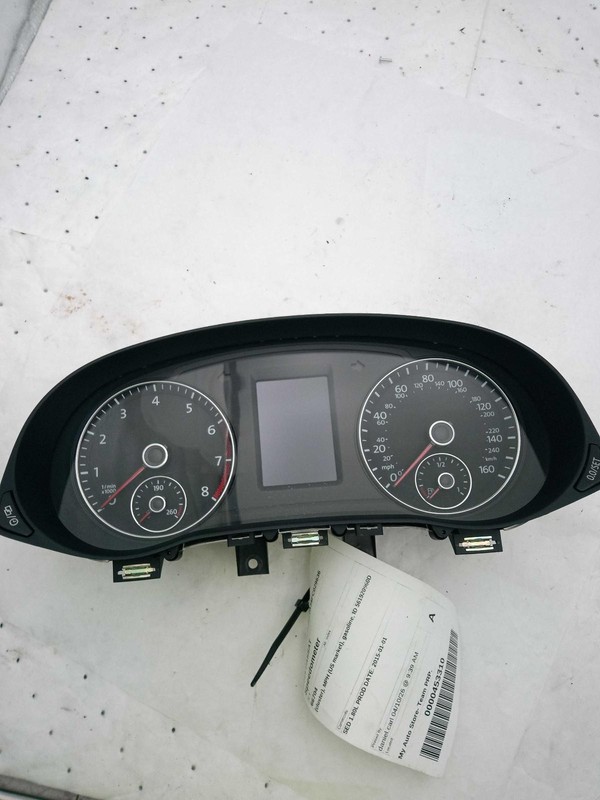 2015 Volkswagen Passat Speedometer Gauge OEM Grey 144K Miles NJ25-27129-693902
