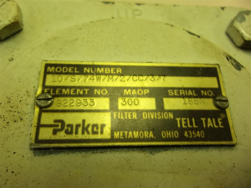 Parker Filter Division 10/S/74W/M/2/CC/3/7 *FREE SHIPPING*