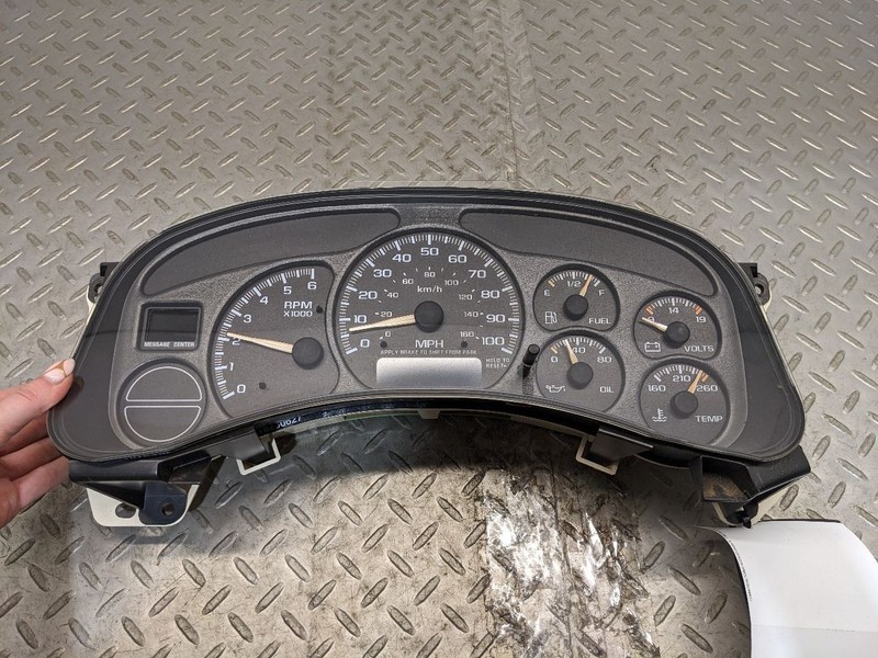 Speedometer Cluster MPH US Market ID Cdkj Fits 00-02 SIERRA 1500 PICKUP 1159001