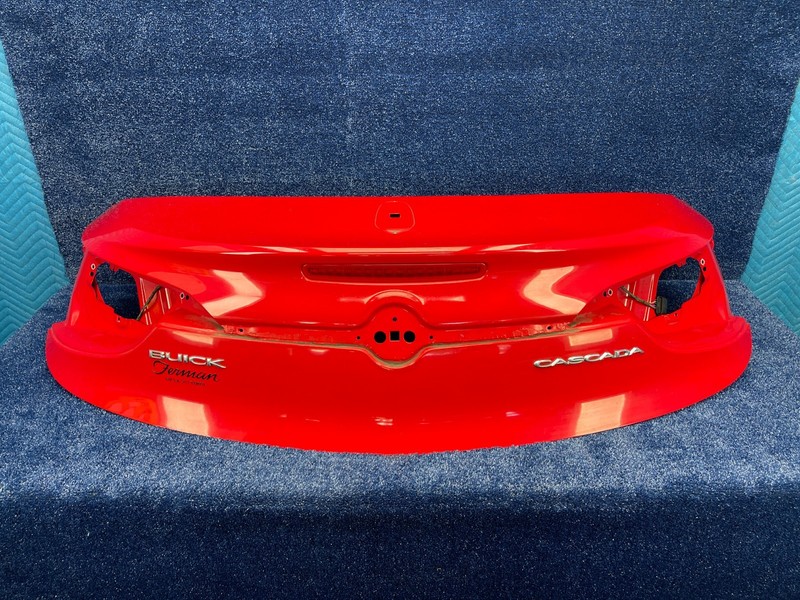 2016-2019 Buick Cascada Trunk Lid Shell Red OEM